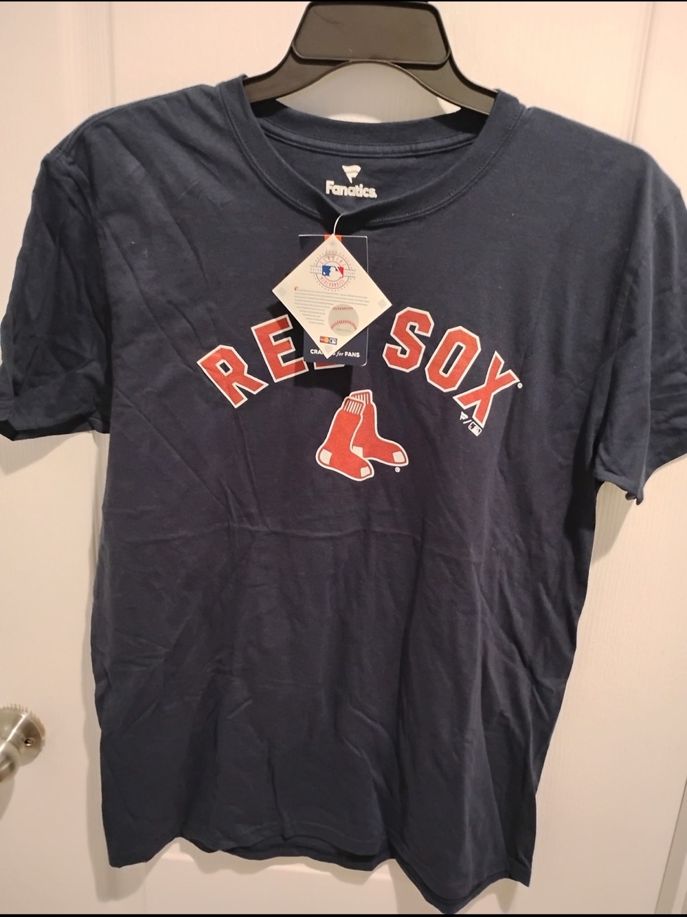 Fanatics Navy Red & White Boston Red Sox Graphic Tee